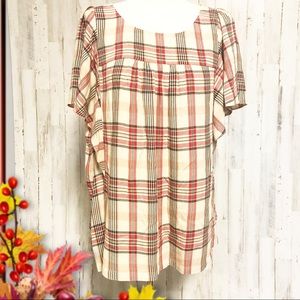 Maeve Anthropologie blouse size xl